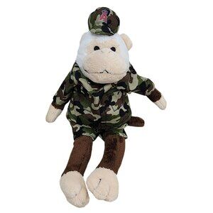 Jack in The Box Military Rally 1/2 Monkey Plush Stuffed Animal Anaheim LA Angels